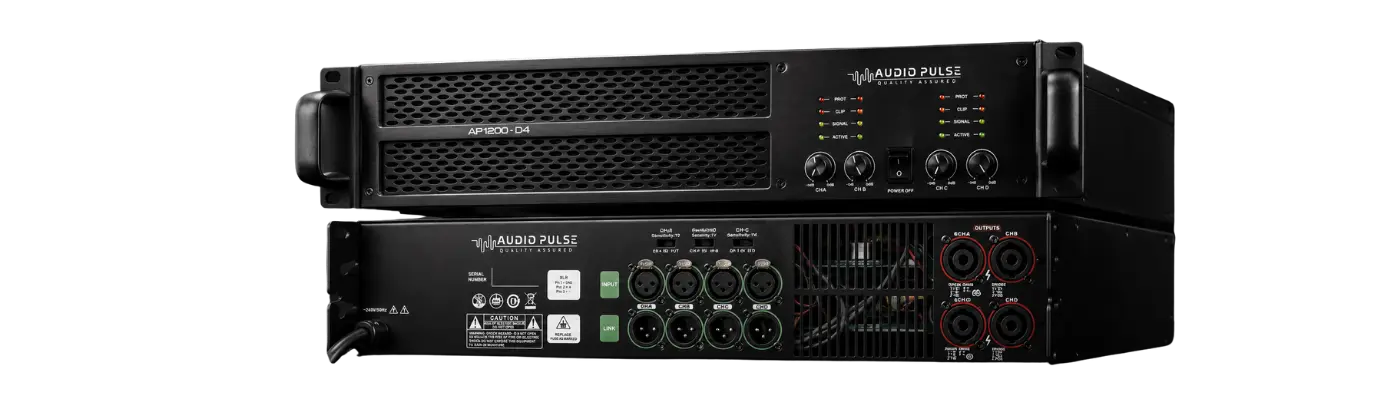 Audio Pulse D Series professional power amplifier